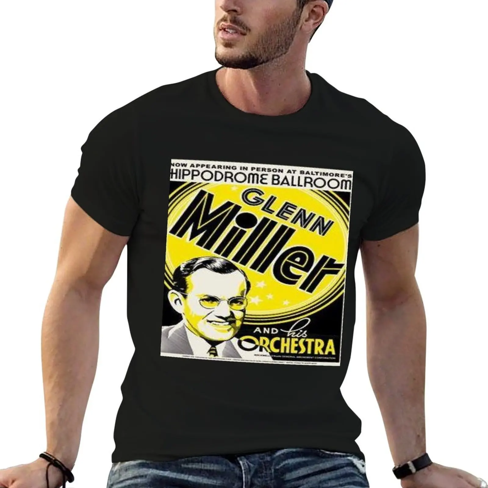 

In the Swing with Glen Miller T-Shirt t shirt man cotton graphic t shirts for man T-Shirt