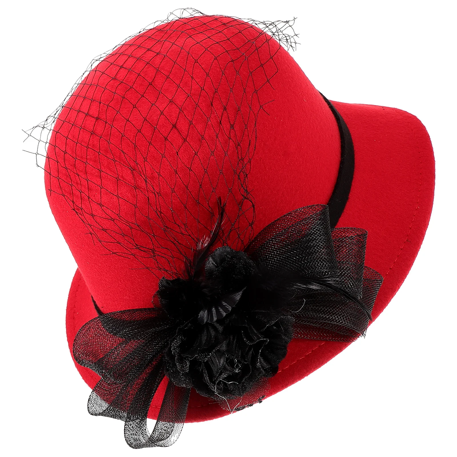 

Autumn and Winter Women's Hats Ladies Polyester (polyester Fiber) Brim Fascinator Bonnet