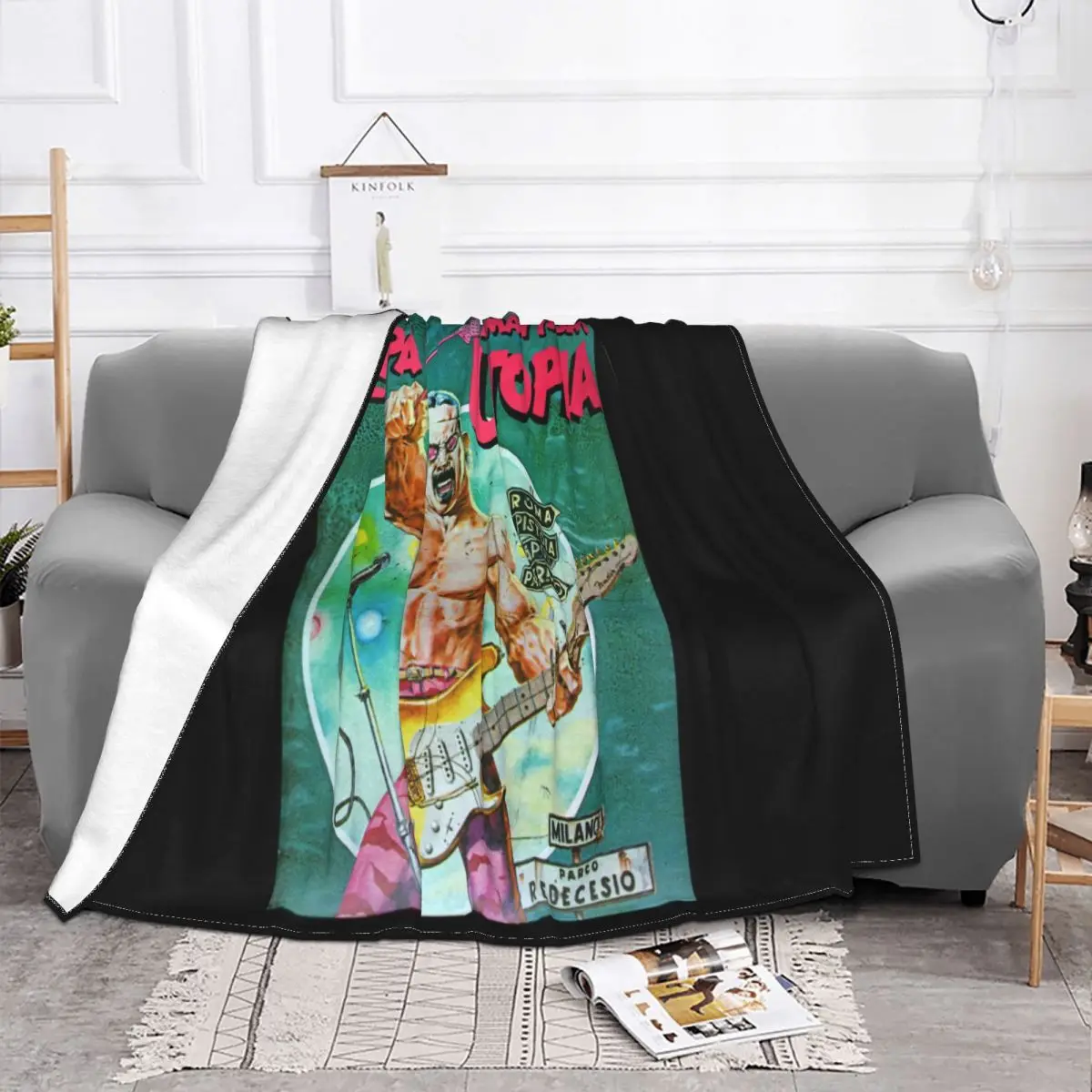 Frank Zappa The Man From Utopia Soundtrack Rock 80S Retro Vintage 2266 Sale Throw Blanket