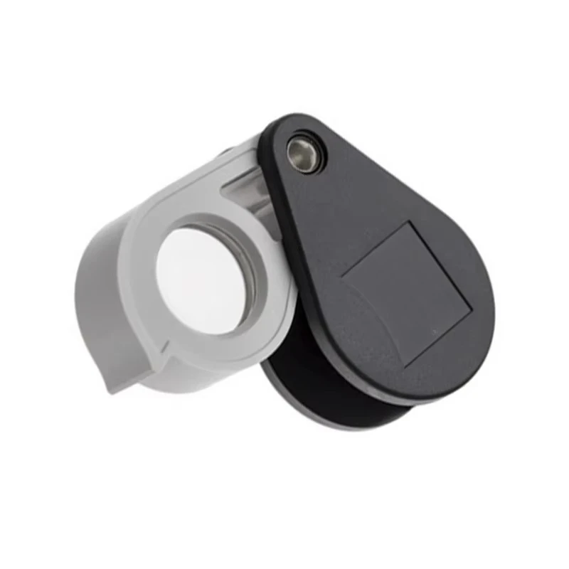 Achromatic Lens Anti-Reflective Coating Jewelers Folding Magnifier for Jewelry & Gemology Zeiss D40 10x Pocket Loupe Premium