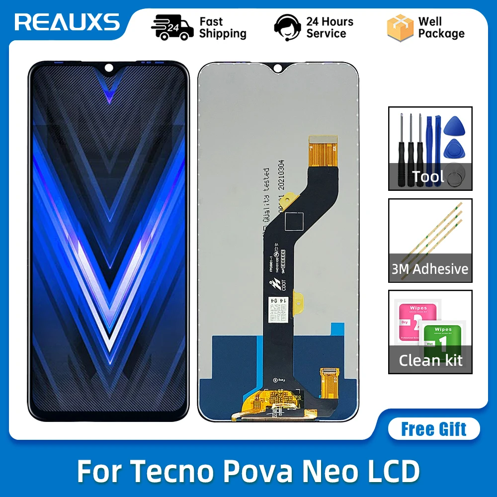 استبدال شاشة لمس LCD أصلية بحجم 6.8 بوصة لجهاز Tecno Pova Neo LE6 – تقييم شامل ودليل عملي
