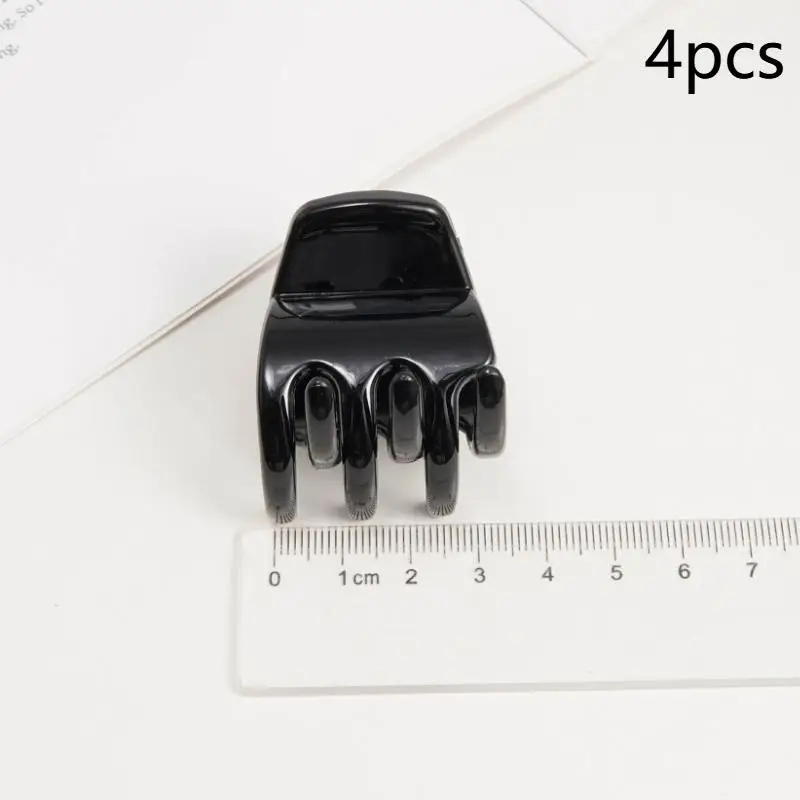Korean Style Hair Claw Clips Set Non Slip Medium Strong Hold Clips for Women Curly Hair Casual Wearing