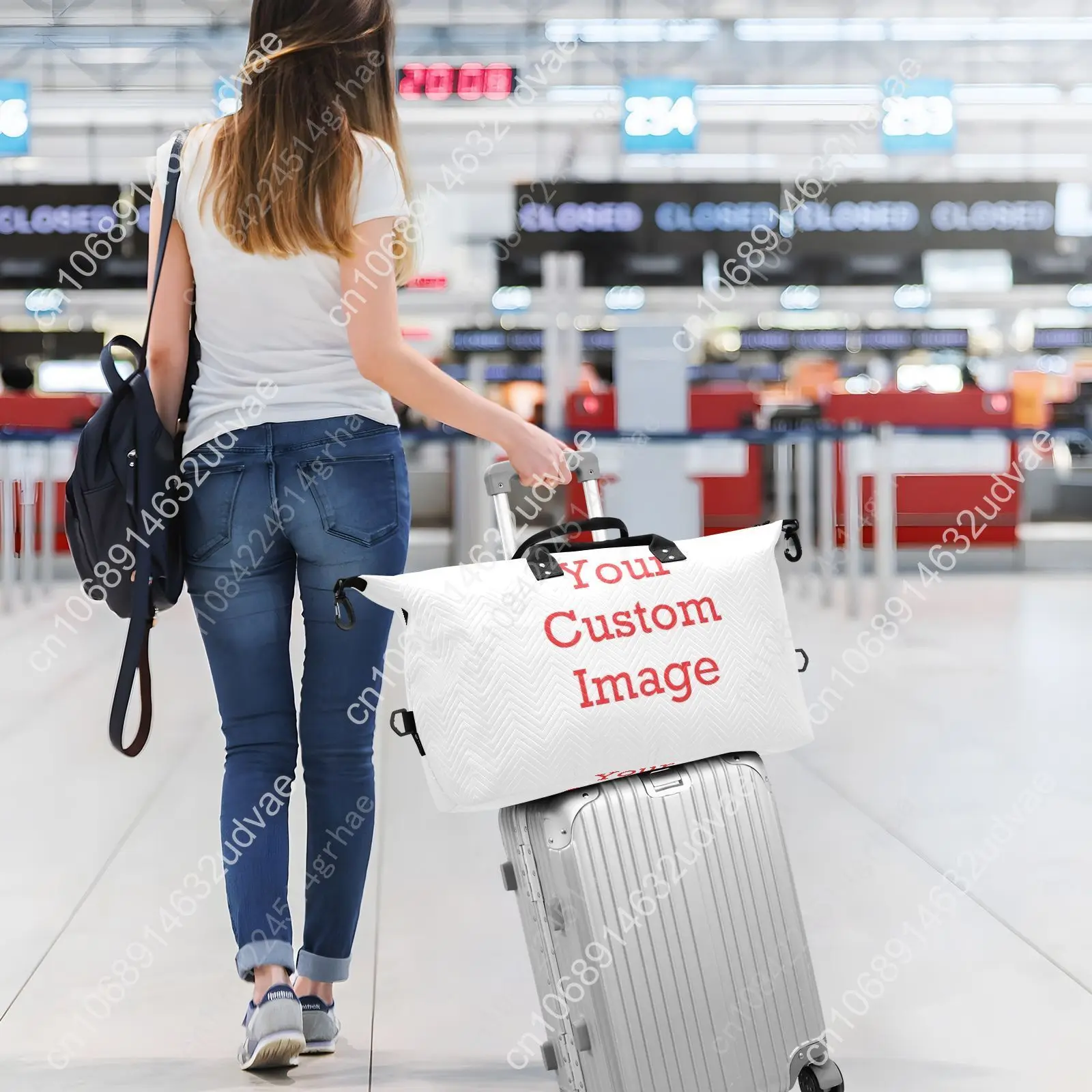 Weekender Bags for Women Custom images Large Overnight Bag Sports Travel Duffel Bag Carry on Luggage Bag For Travel Business Gym