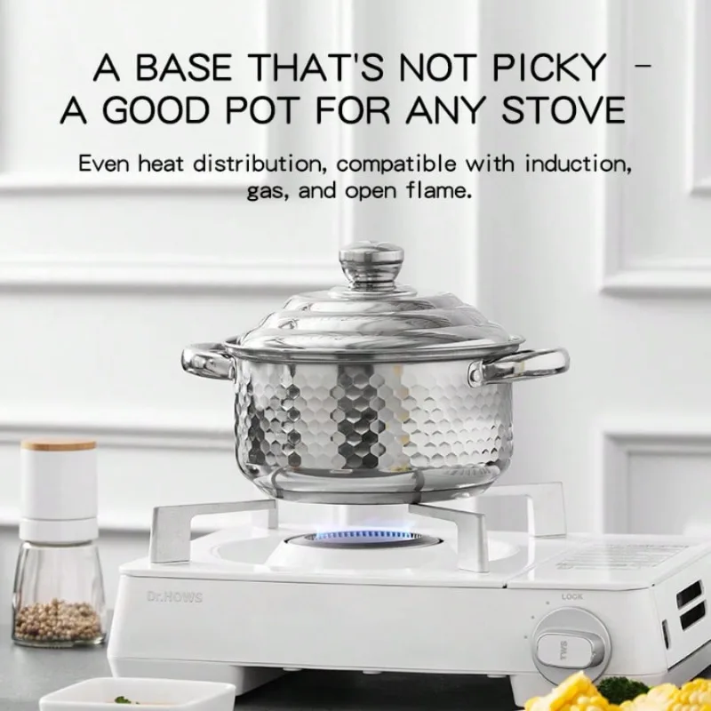 12-Piece Cookware Set, Made Of Stainless Steel, Non-Stick, Kitchen Cookware Set, Non-Stick Cooking Set, All Kinds Of Pots And Pans To Meet All Kitchen Needs, The Best And Most Practical Gift For Mom