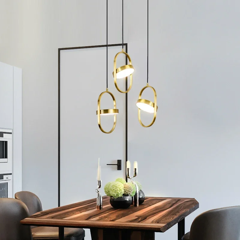 Modern Led Pendant Lights Fixture Bedroom Kitchen Dining Room Hanging Lamps Luminaire Suspension Gold Home Decoration Lighting