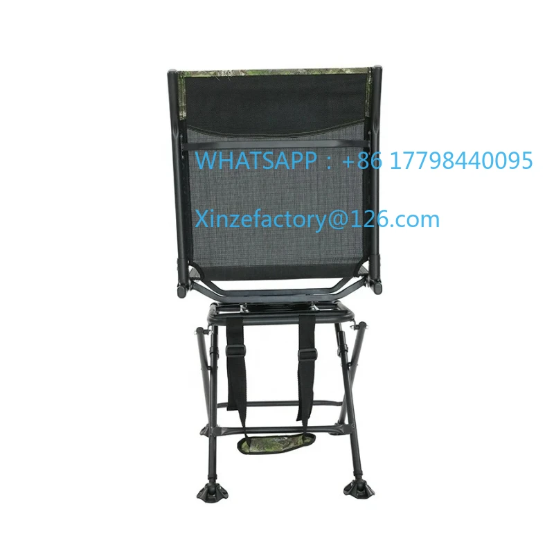 تخصيص على ظهره كرسي الصيد القابل للطي 360 درجة الصيد كرسي دوار كراسي الرماية الصيد