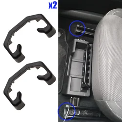 2PCS Auto Seat Slide Clip Sliding Rail Blanking Cap Cover Black For Renault Fluence Megane II III Scenic II Grand Scenic III NEW