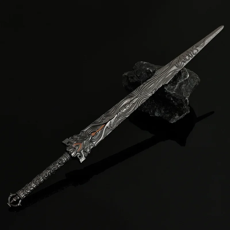 22 cm Perfect World Anime Figuur ShiHao Da Luo Onsterfelijke Zwaard Metal Craft Ornament Samurai Katana Model Versieren Zwaard Collectie