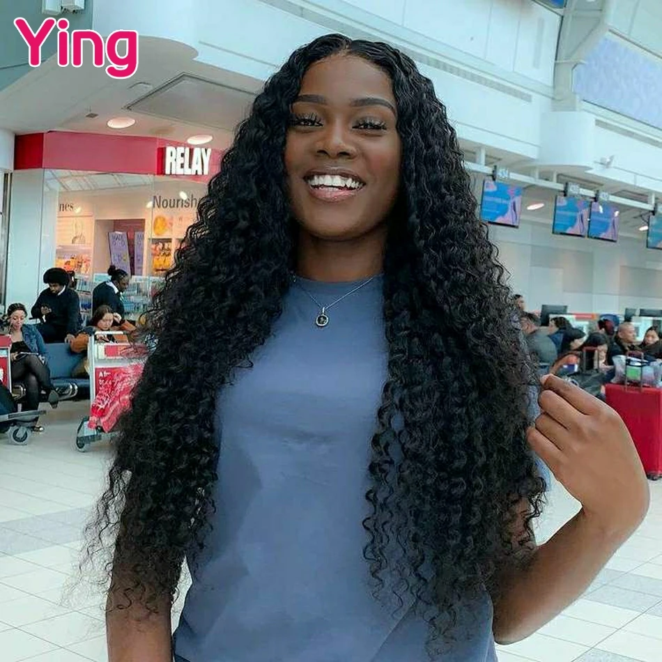 34 36inch 250% Highlight Brown #27 13x4 13x6 Lace Frontal Wig Water Wave Human Hair Wigs PrePlucked Curly Wave 5x5 Closure Wigs