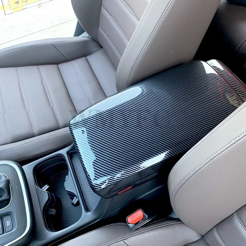 For Honda CR-V e :PHEV 2023 2024 2025 Hybrid ABS Car Center Console Armrest Box Protector Panel Cover Trim Sticker Car Styling