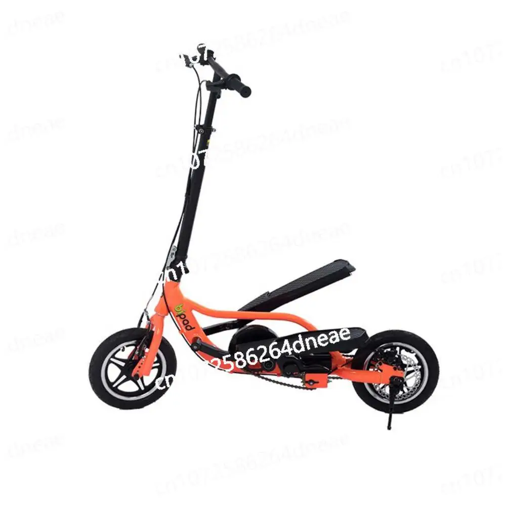 

Ped-Run Pedaling Scooter with Aluminum Alloy Frame and Disk Brake, 12 Inch Air Wheel Fold Bicycle