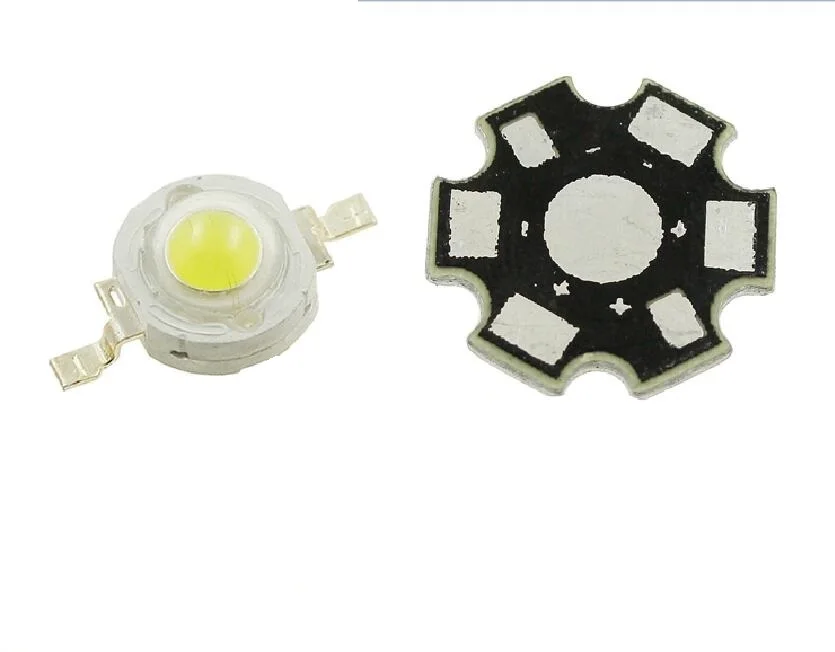 10Pair Green Yellow Blue Warm White Red Bead 3.4-3.6v  Aluminum Radiator Board  1W 3W High Power LED High Quality Brightness