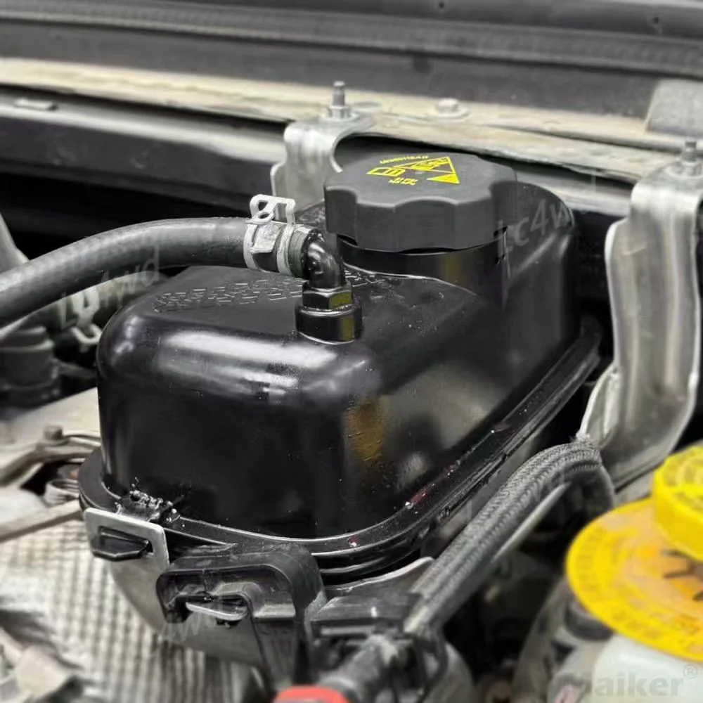 LC4WD 4x4 Accessories Aluminum Coolant Reservoir Tank Recovery Bottle For Jeep Wrangler JL 2.0T and JL 4XE 2018-2026 Off Road view 6