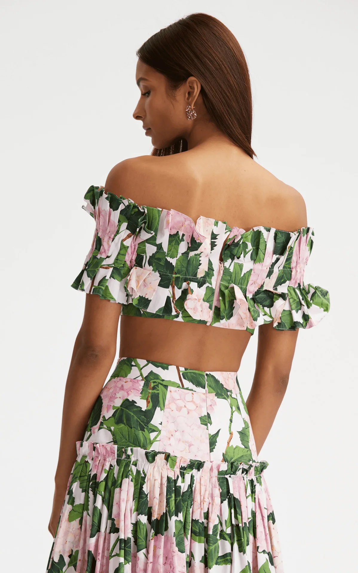 2025 nuevo traje de baño de una pieza con volantes y cubierta, traje de baño Sexy para mujer, traje de Bikini con estampado Floral, traje de baño femenino, conjunto de tres piezas
