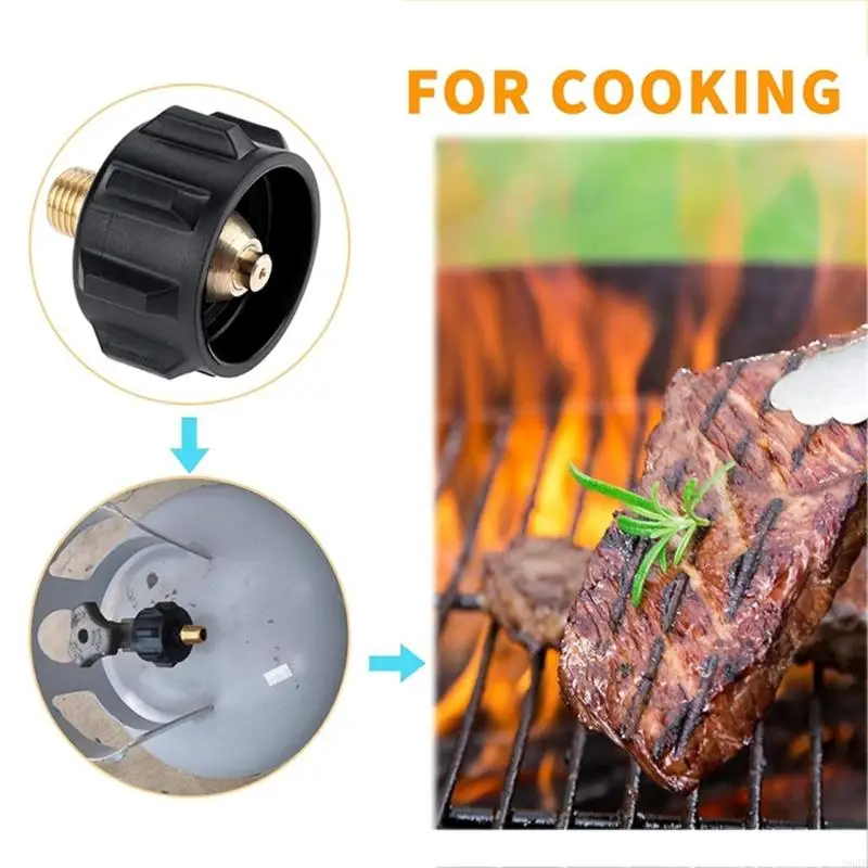 Надежный регулятор расхода 96GF QCC1 Адаптер для пропана Многофункциональный адаптер