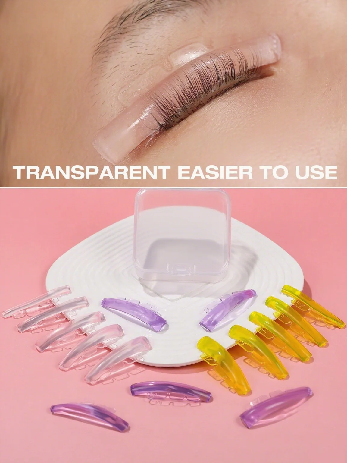 5 أزواج من وسادة رفع الرموش، قضيب رفع الرموش الجديد ذاتي اللصق فائق المرونة، درع رفع الرموش القابل لإعادة الاستخدام بدون غراء، Lash Lif