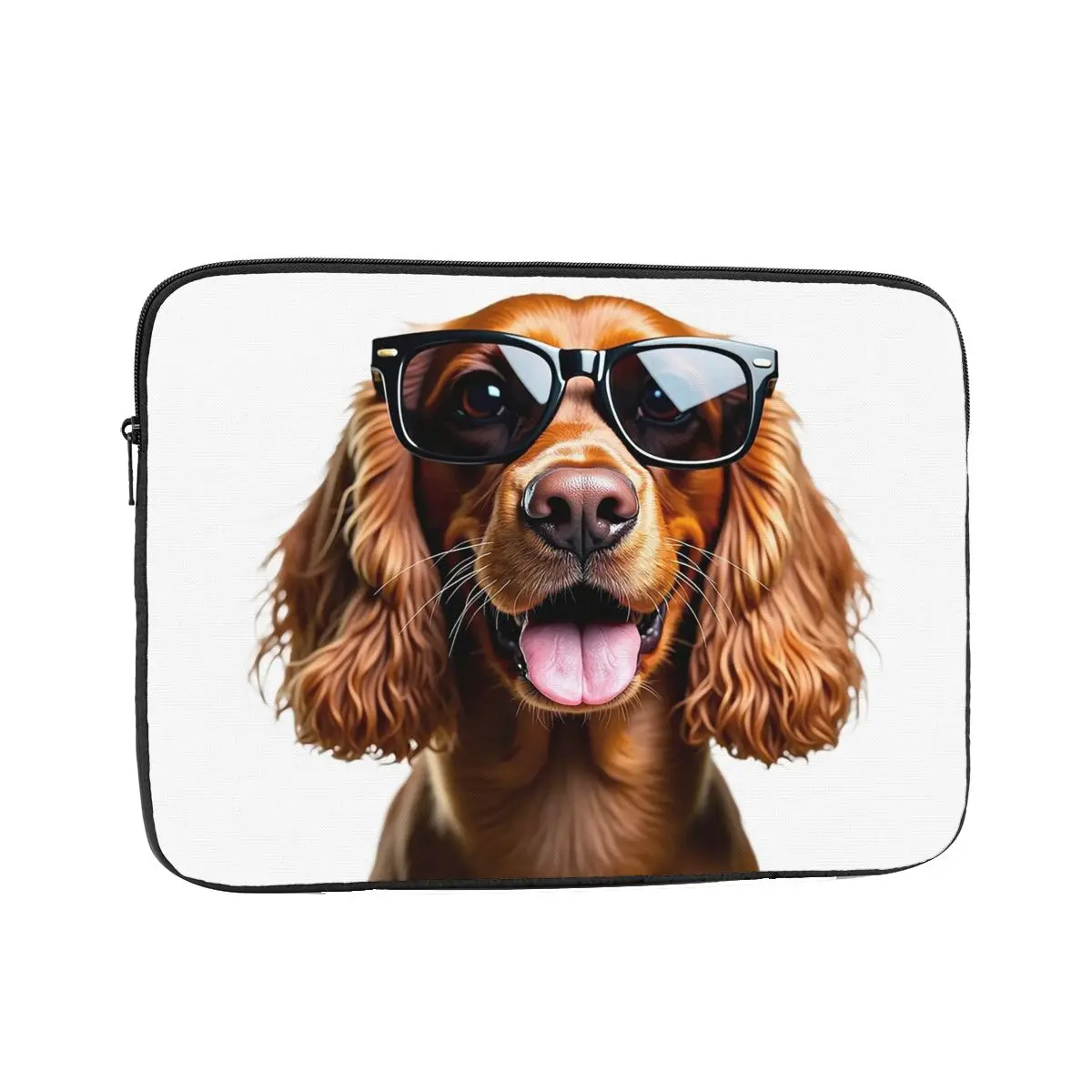 

Забавный крутой кокер-спаниель в солнцезащитных очках, чехол для ноутбука, сумка для ноутбука, противоударный чехол для планшета, сумка