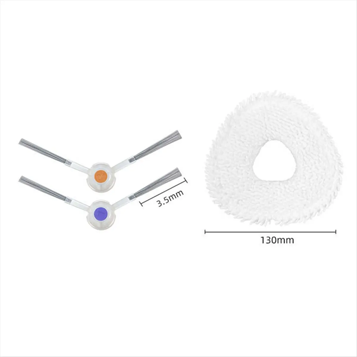 2026 + 8 قطعة ل J4 الجانب فرشاة ممسحة الملابس خرقة المتكاملة روبوت مكانس اكسسوارات قطع الغيار استبدال