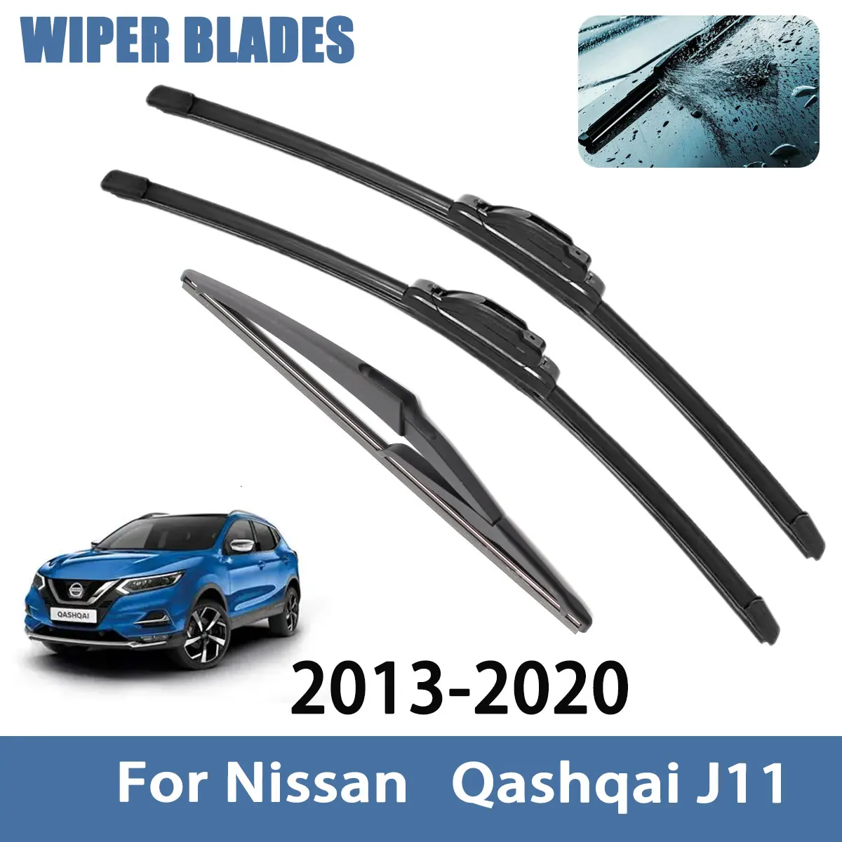 

Щетки стеклоочистителя для автомобиля, передние и задние, для Nissan Аксессуары для стайлинга автомобиля Qashqai J11 2013-2020