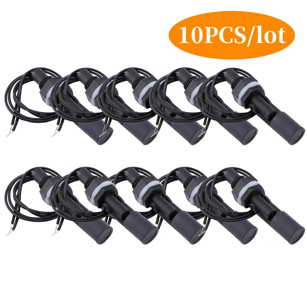 

10pcs/lot Side Mount Float Switch Automatic Horizontal Water Level Sensor Controller Inductance Flow Sensor liquid Float Switch