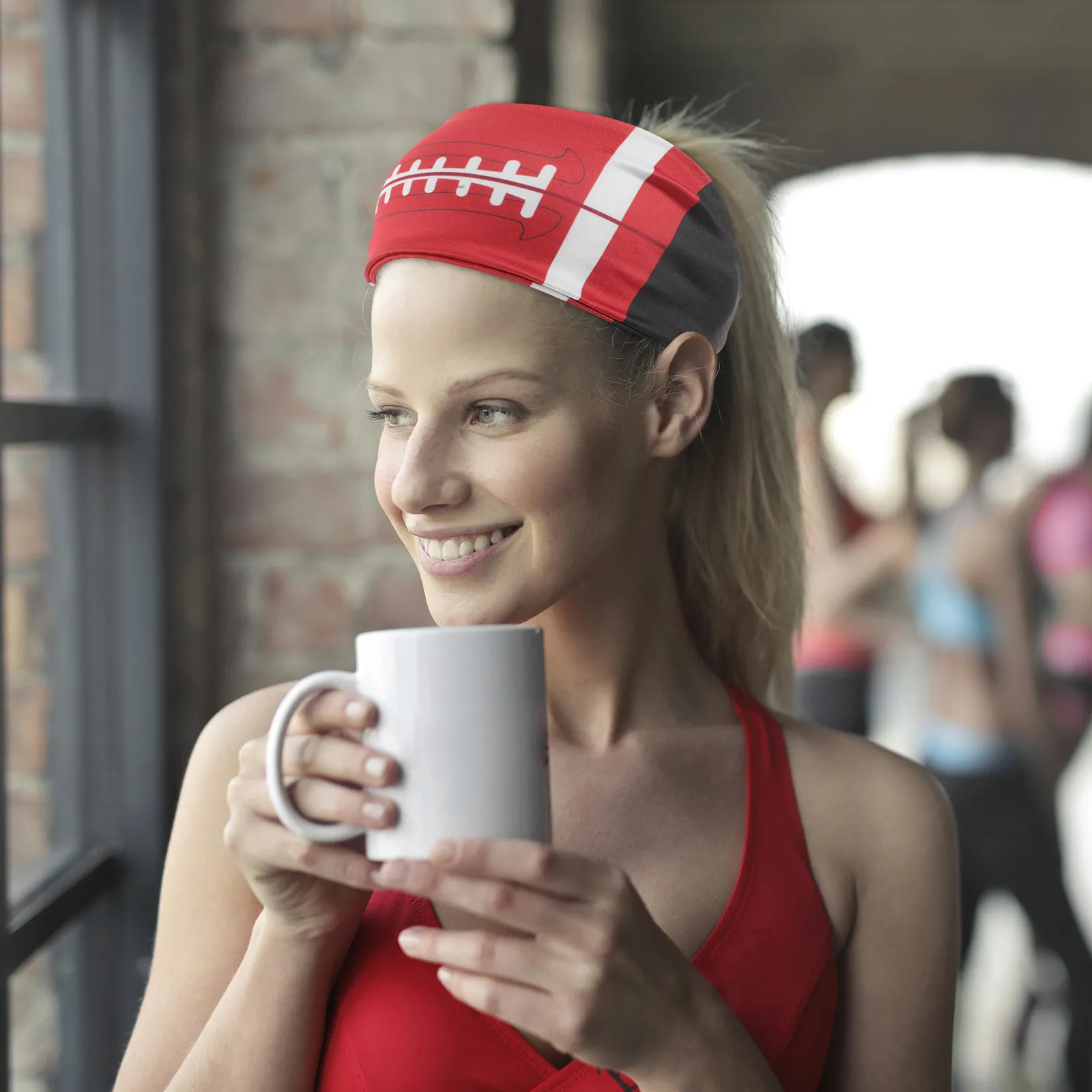 2 szt. Opaski sportowe pochłaniające pot, unisex, elastyczne, antypoślizgowe do biegania, jogi, fitnessu, koszykówki, jazdy na rowerze i treningu.