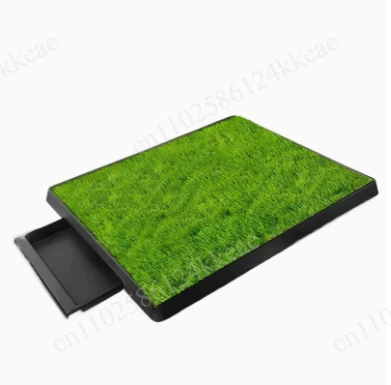 Washable Dog Grass Pad With Tray Puppy Potty Training Grass,flushing urine Pet Toilet Portable Indoor Outdoor Dog Potty