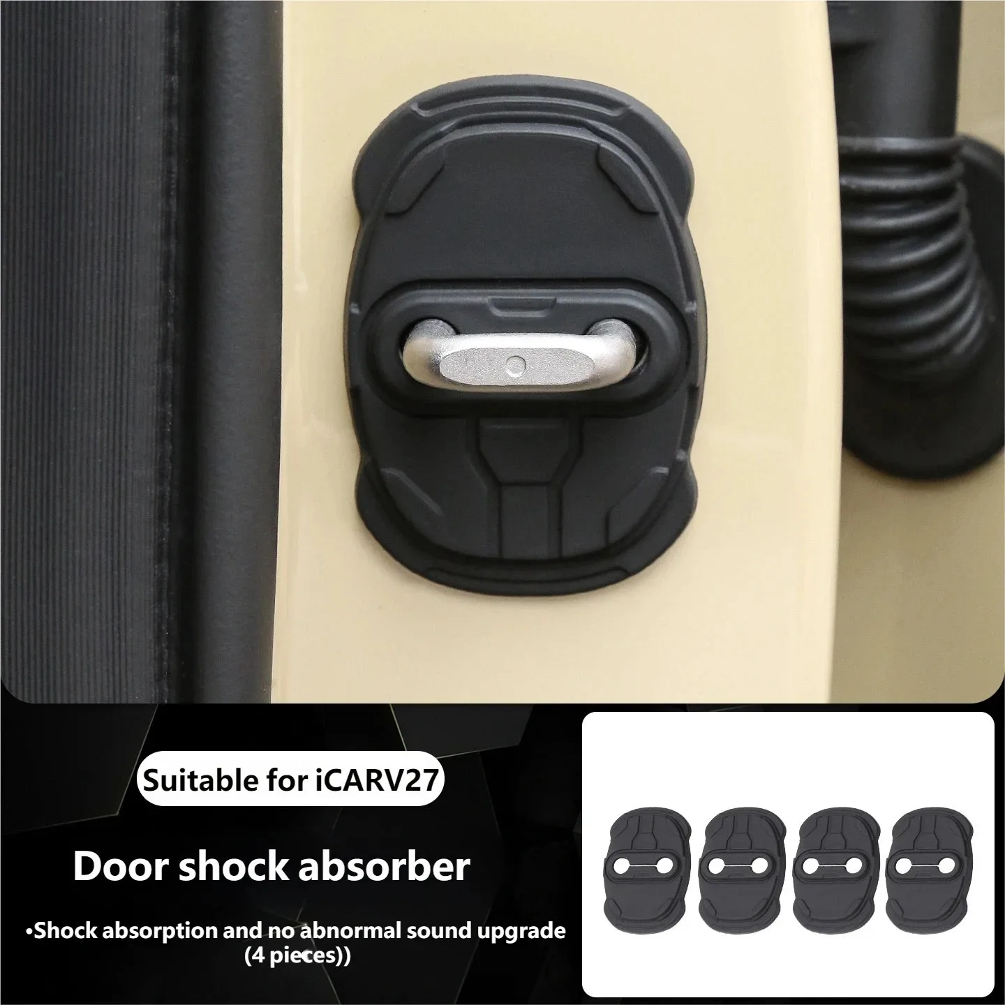 For Chery iCAR V27 Door Anti Collision Strip Original Style Silicone Protective Strip Car Exterior Decoration Modification - view 6