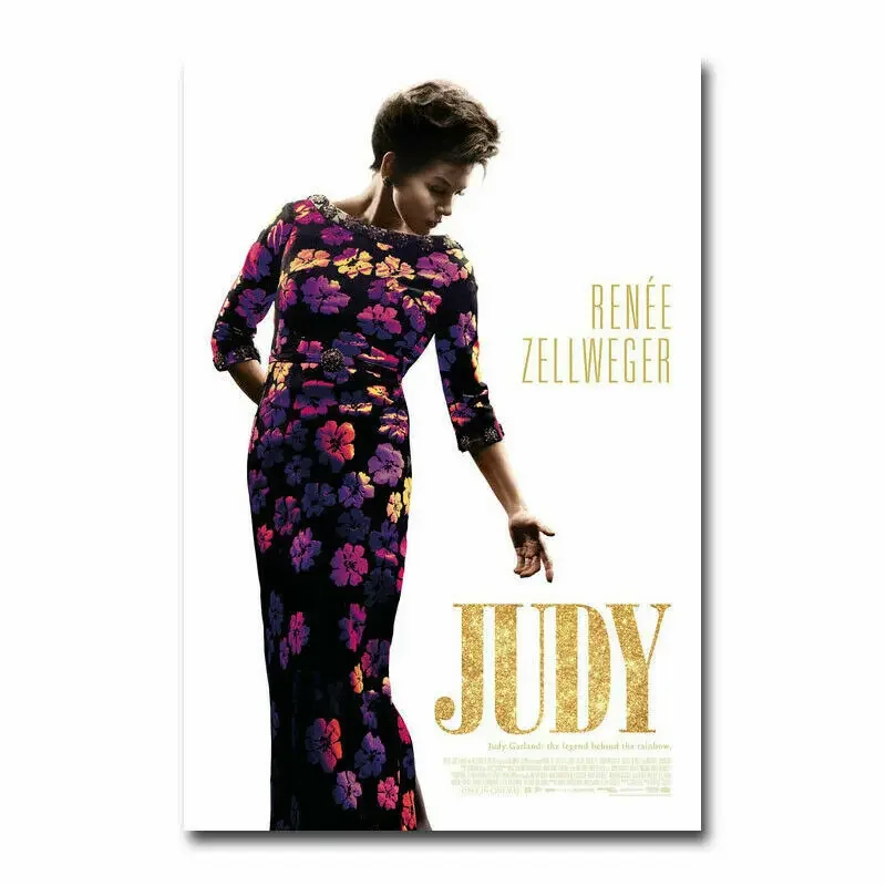 D0086 Judy Garland 2019 Biopic Movie Renée Zellweger Silk Fabric Poster Art Decor Indoor Painting Gift