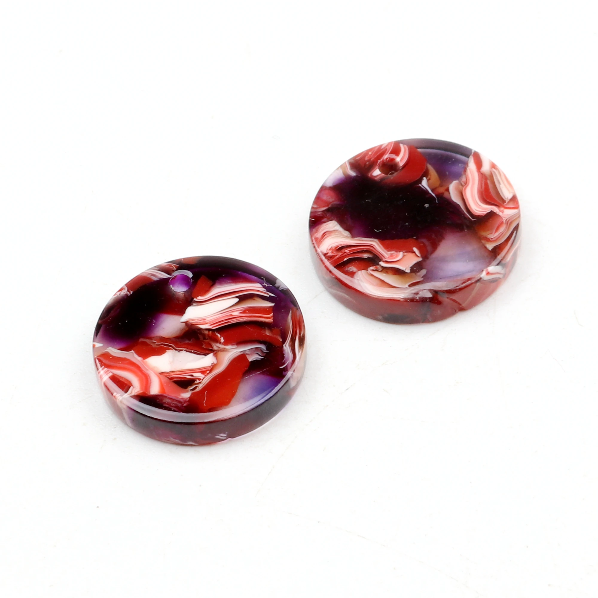 Leopard Print Tortoise Shell Earring Charm for Jewelry Making