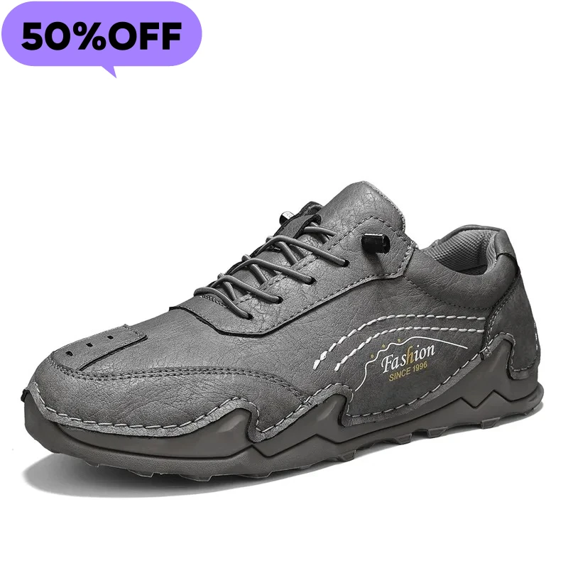 

New Mens Shoes Durable Stitching Fashionable Design Lightweight Flexible Casual Shoes Trendy Soft Soled Outdoor Walking Shoes