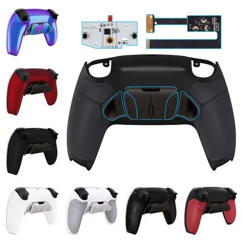 eXtremeRate 프로그래밍 가능 실제 금속 버튼(RMB) 버전 PS5 컨트롤러 BDM 010 및 BDM 020용 RISE4 재매핑 키트 – 14가지 색상