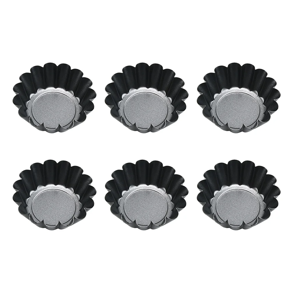 

6 Pcs Baking Mold Set Bakeware Moulds Molds Reusable Tools Cake for Egg Tart Pan