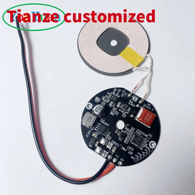 

(Customized) Qi Wirelesspcba 24V 15w qi module 12v sp connect wireless charging module car use