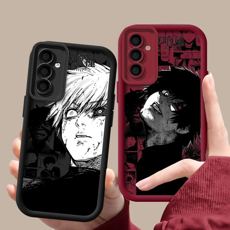 Anime Tokyo Ghoul For Samsung Galaxy S24 S23 S22 S21 S20 Ultra Plus FE A52 A53 A54 A71 Eye Ladder Phone Case