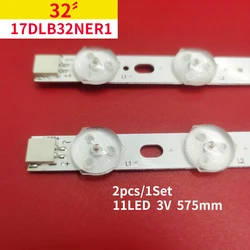 LED Strip FOR VST11LED33V Vestel 32inch REV0.2 17DLB32NER1 Vox 32B500 32YB500 Luxor 32L500D LED32DT LUX0132007/01 VES315WNDA-01