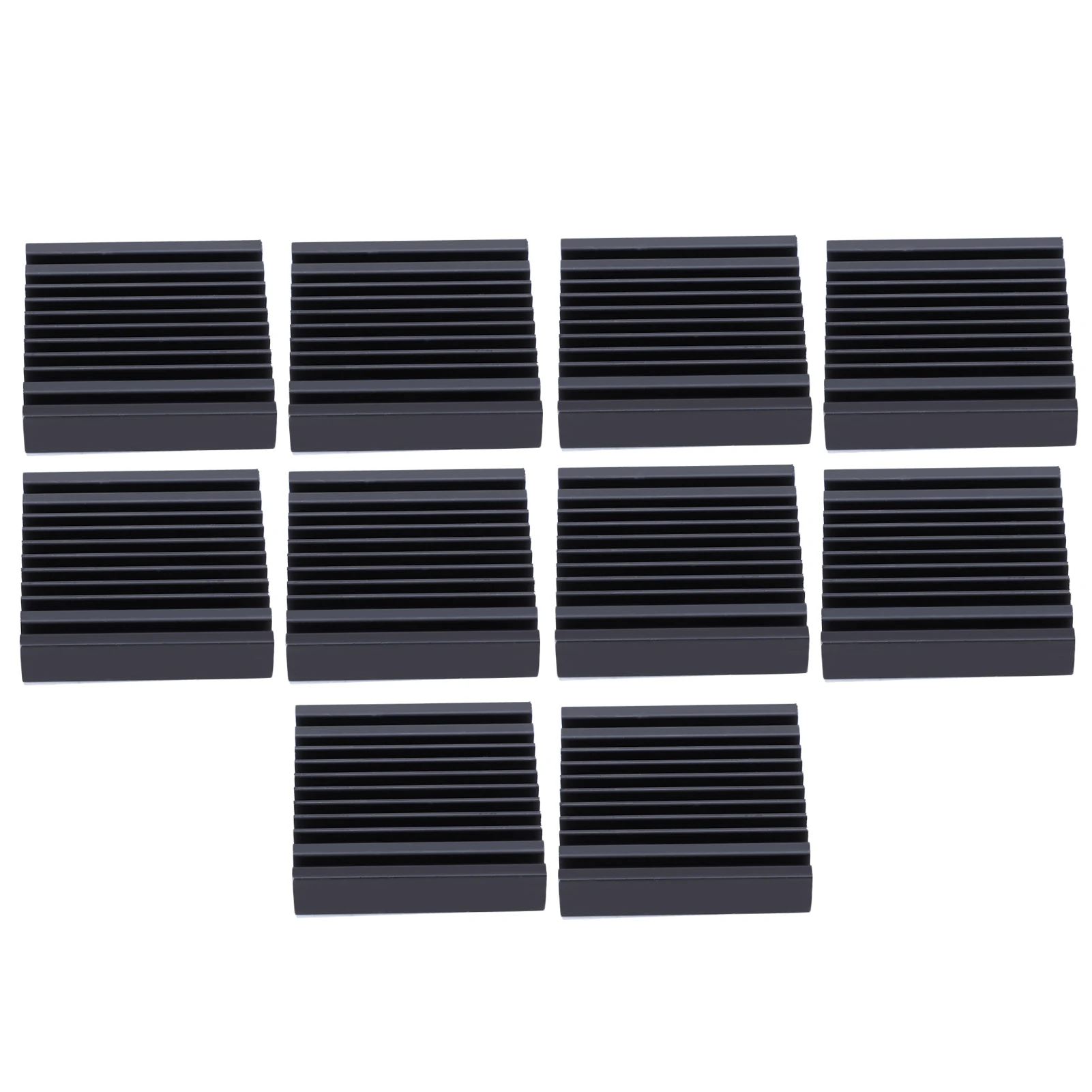 10pcs Thermal Conductive Adhesive Aluminum Cooling Fin Heat Sink for Transistor TQ 40 x 9 x 40mm Aluminum Heatsink