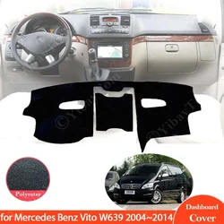 Dashboard Cover for Mercedes Benz Vito W639 Viano Valente V Class 2004 - 2014 Dash Board Mat Carpet Pad Sunshade Anti-dirty 2013