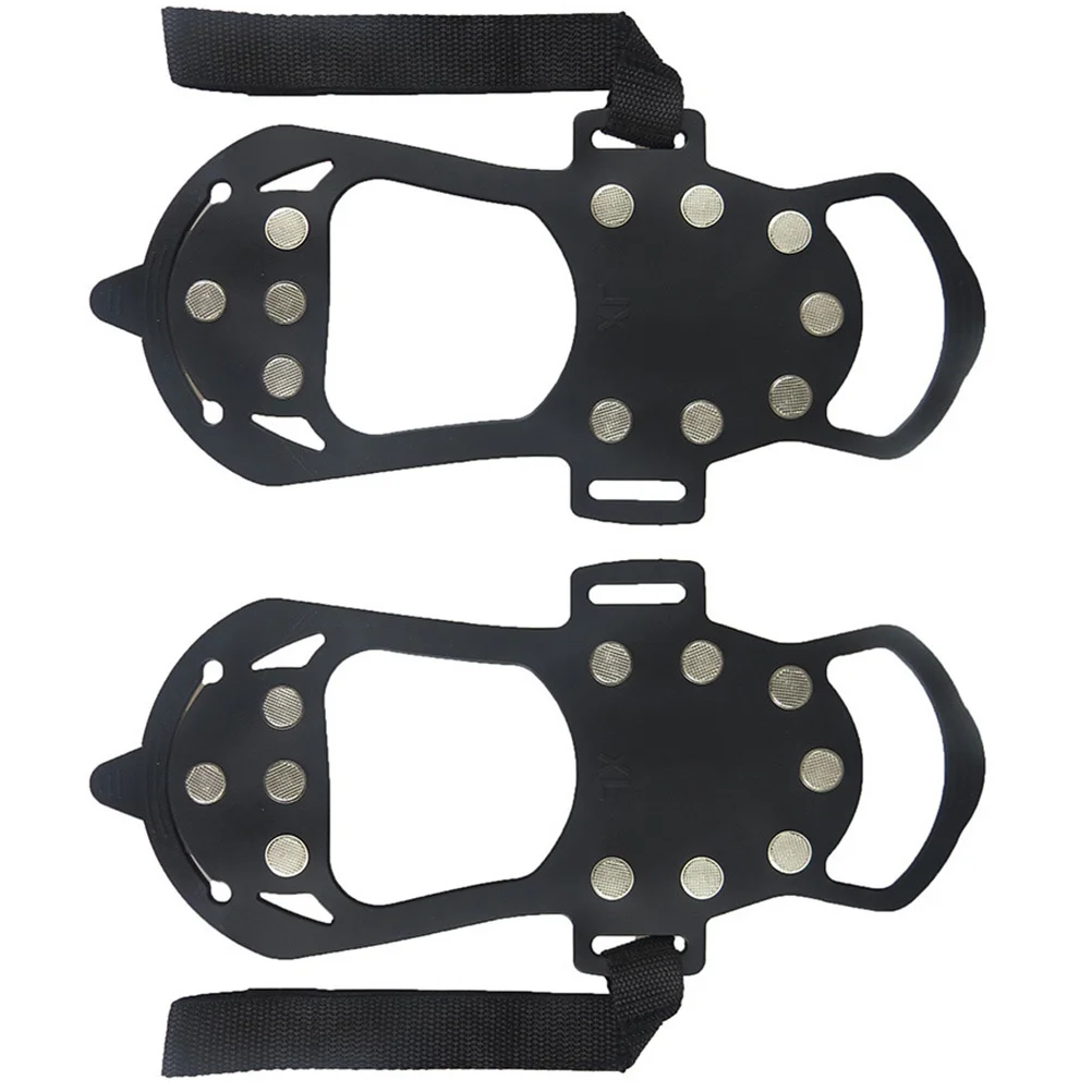 1 Pair Ice Gripper Shoe Traction Non-Slip Crampons For Boots Sneakers Hiking Climbing Outdoor Snowfield Crampon Spikes