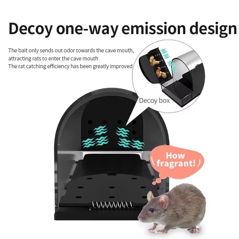 A67P-Mouse Trap New Type Of Rat Trap High Sensitivity Plastic Mouse Trap Reusable Outdoor Farmland Catch Rats Catch Voles