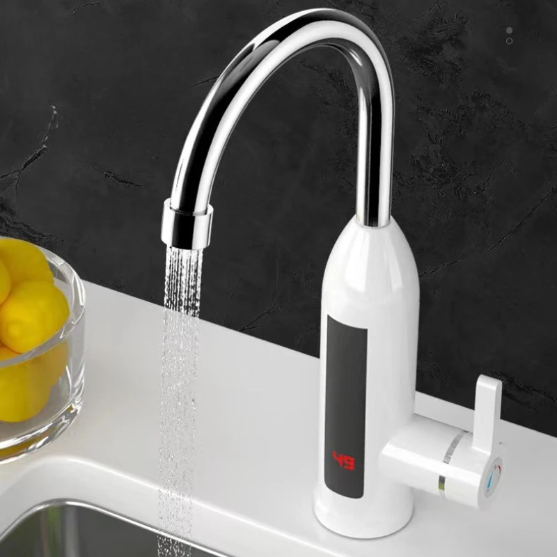 ‌Instant Heating Stainless Steel Faucet,Digital Temperature Display,Safe Water-Electric Separation,Kitchen&Bath Hot Water Tap‌