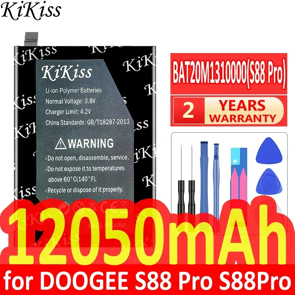 

Аккумулятор KiKissl емкостью 12050 мАч BAT20M 1310000 (S88 Pro) для DOOGEE S88 Pro S88Pro большой емкости