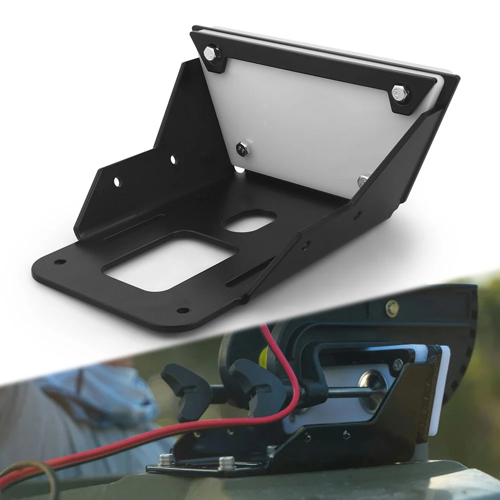 حامل محرك التصيد Transom، أجهزة تركيب من الفولاذ المقاوم للصدأ، حامل محرك Transom لقوارب الكاياك/قوس، #1