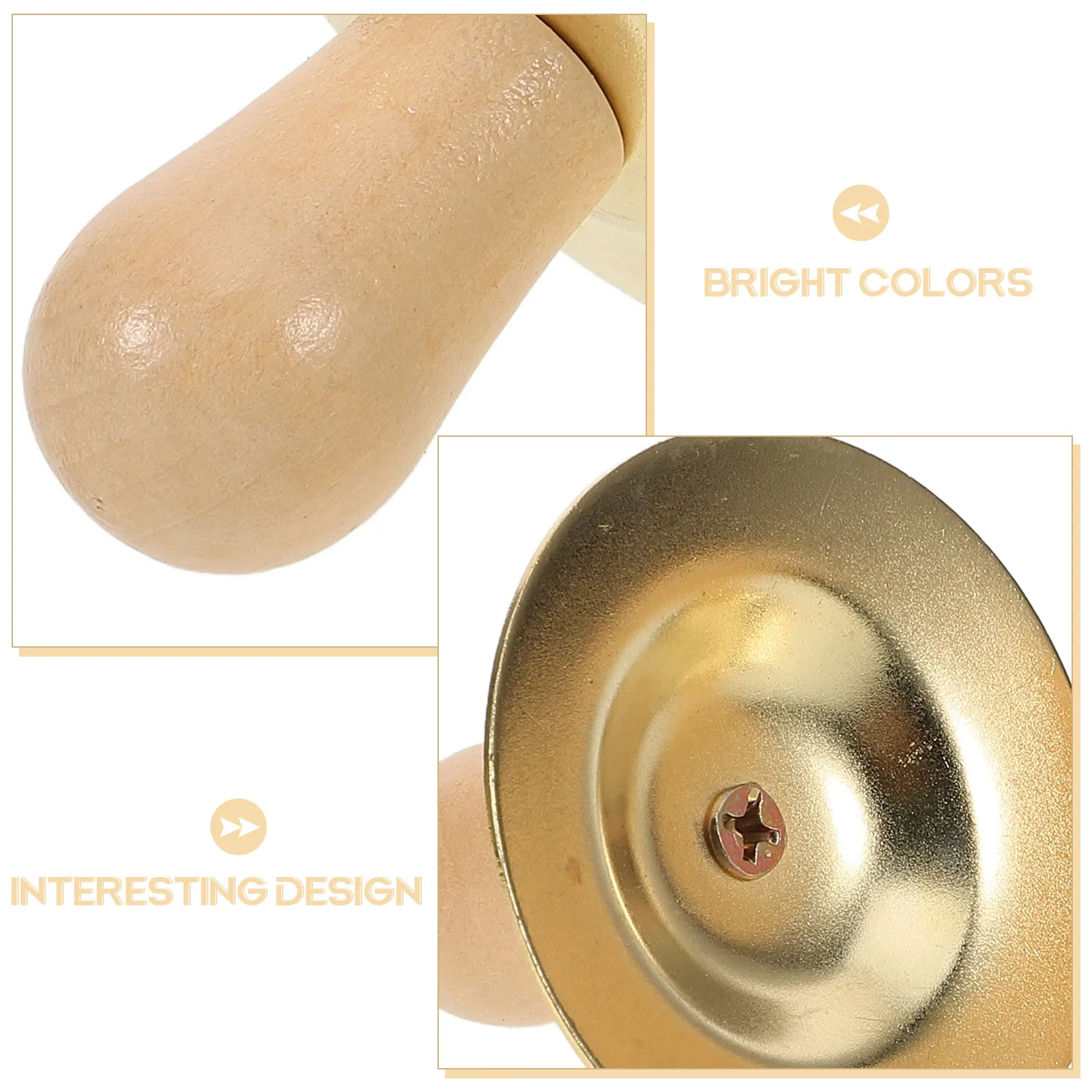 1 Pair Kids Finger Cymbals Children Hand Percussion Instruments Mini Musical Small Metal Cymbals For Belly Dance