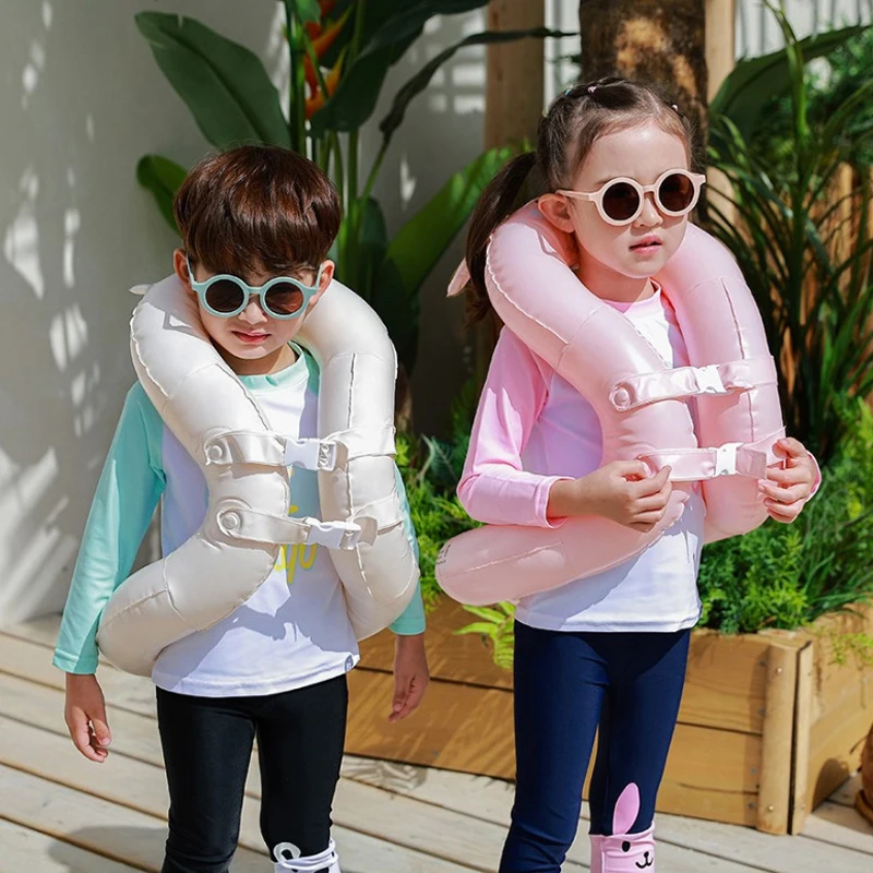 1Pc Inflatable Swimming Vest Pool Float Swimming Ring Swim Accessory Summer Water Swim Tube Inflatable Buoyancy Armbands