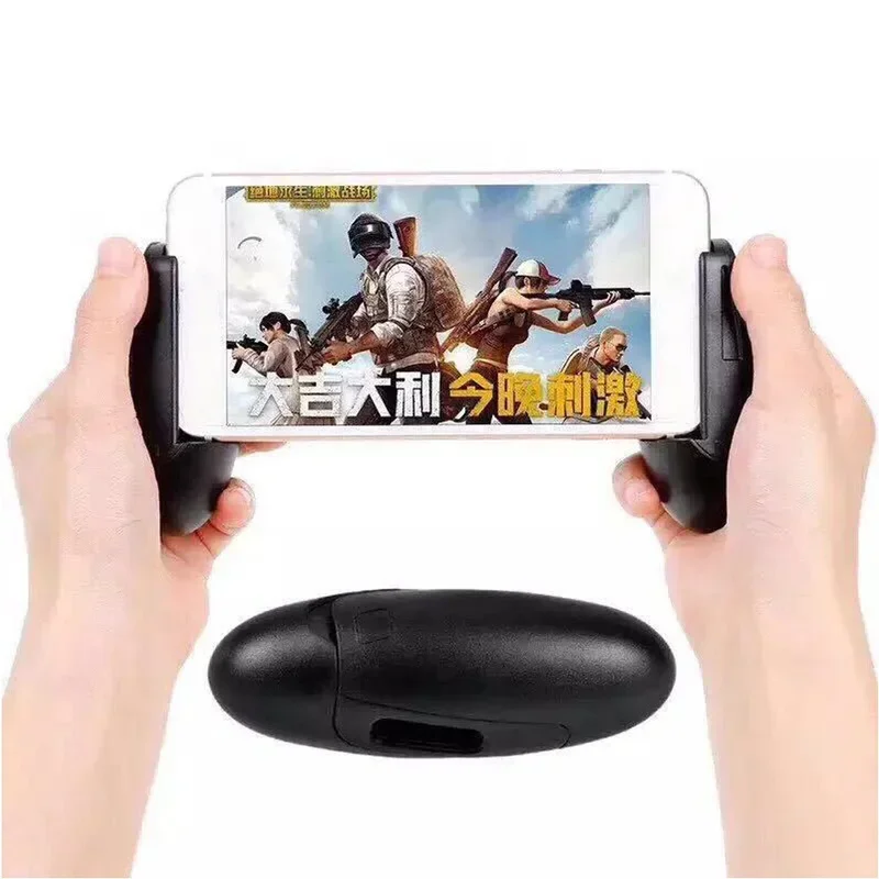 Goose Egg Shape Handle for PUBG Survival Rules Mobile Game Aim Shooting L1R1 Gamepad Joysticks for IOS Android Phone Holder Grip