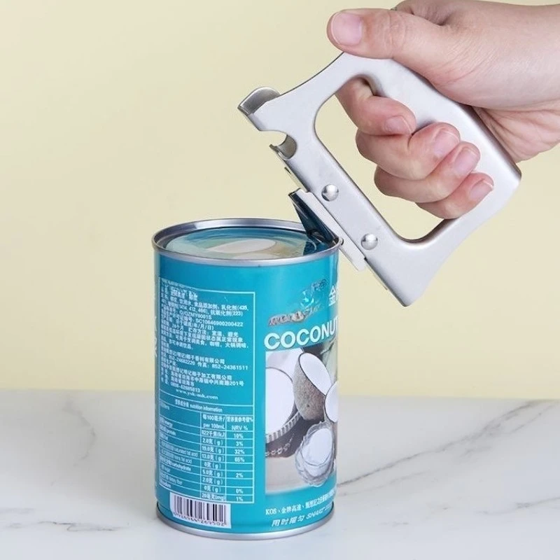 

Compact Stainless Steel Multi-Function Bottle Opener & Can Opener with Pliers for Kitchen, Camping, Emergency Kit - 1pc