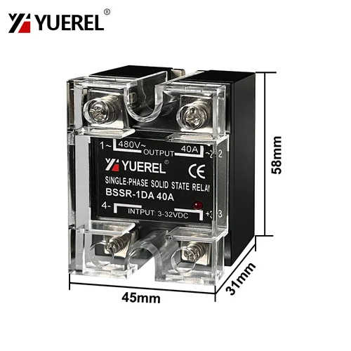 Imagen 2 del producto 10A 25A 40A 60A 80A 100A 120A Control monofásico SSR DC Control AC DC Control AC AC relé de estado sólido