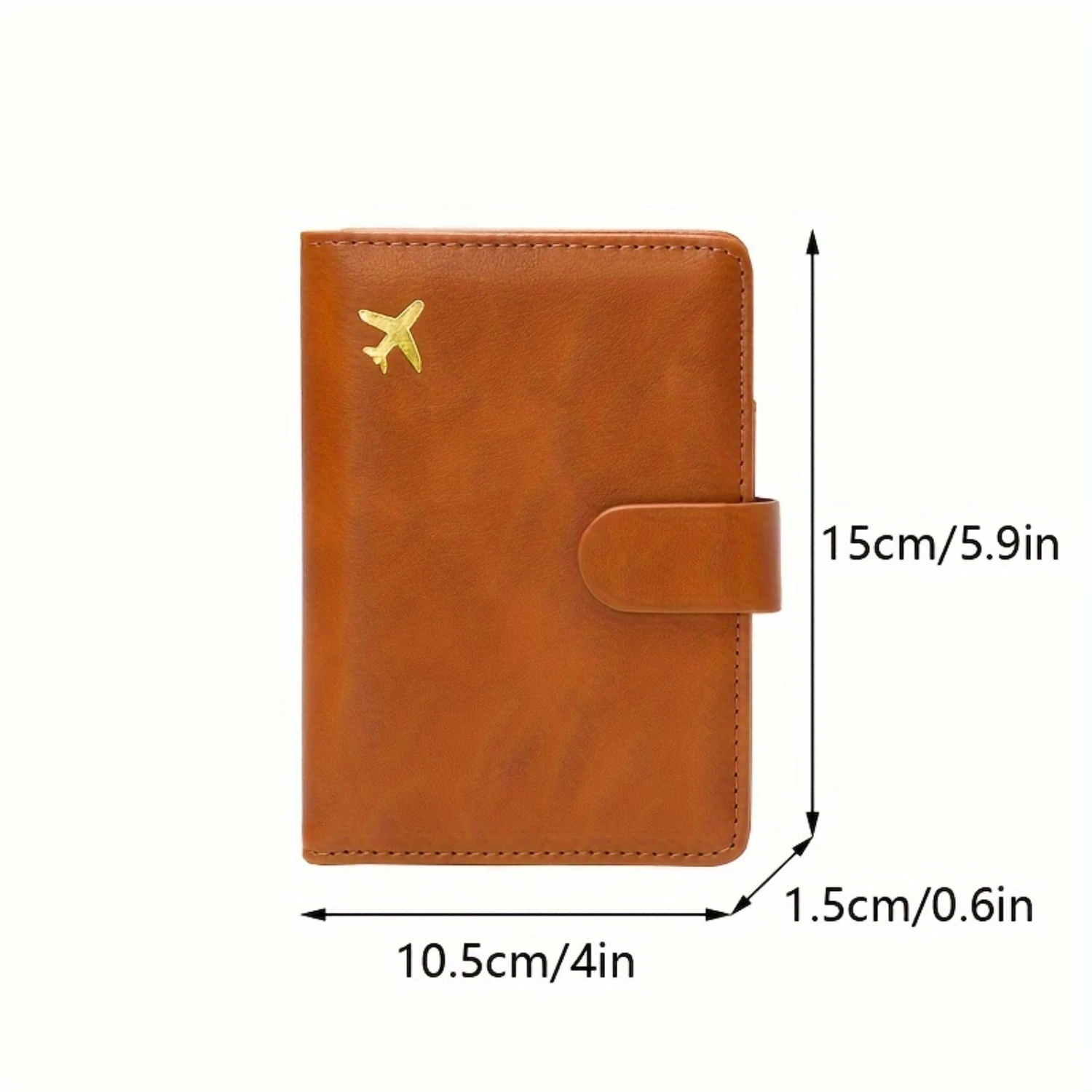 Portefeuille Passeport Premium pour Homme et Femme, Porte-Documents Sécurisé, Ultra Mince, Design Mn, Idéal pour les Voyages