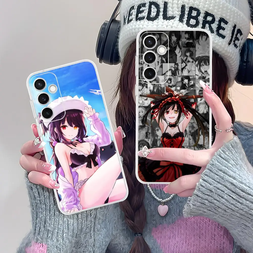 

Date a Live Kurumi Tokisaki Phone Case for Samsung Galaxy S25 S24 S23 S22 S21Plus FE Ultra Clear Colour Protective Cover Pretty