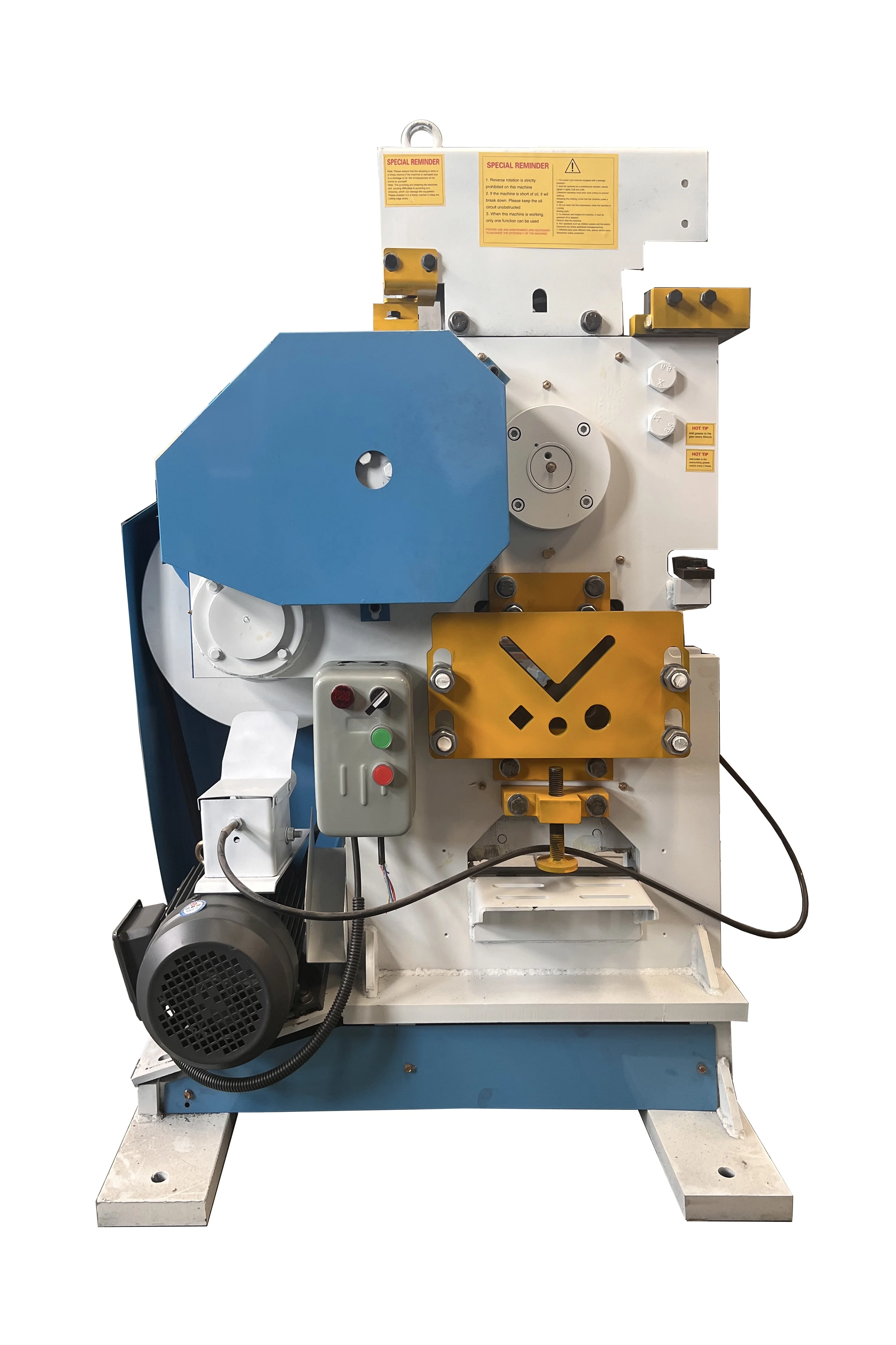 3kw Electric Sheet Metal Cutting Machine Angle Iron Hole Punching Machine for the Construction Industry in Manufacturing Plants